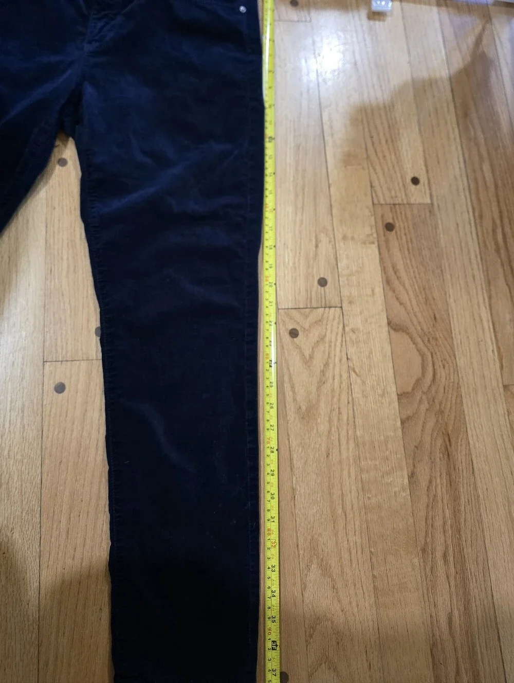 AG Adriano Goldschmied Navy Blue Stretch Skinny Pants Size 30R - Picture 13 of 13